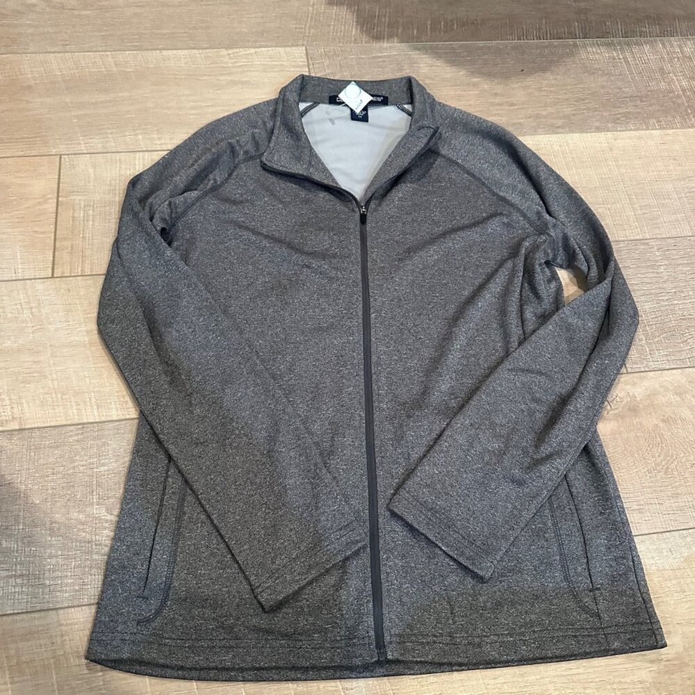 DEVON & JONES WOMENS LONG SLEEVE ZIP LIGHT JACKET NWOT MEDIUM